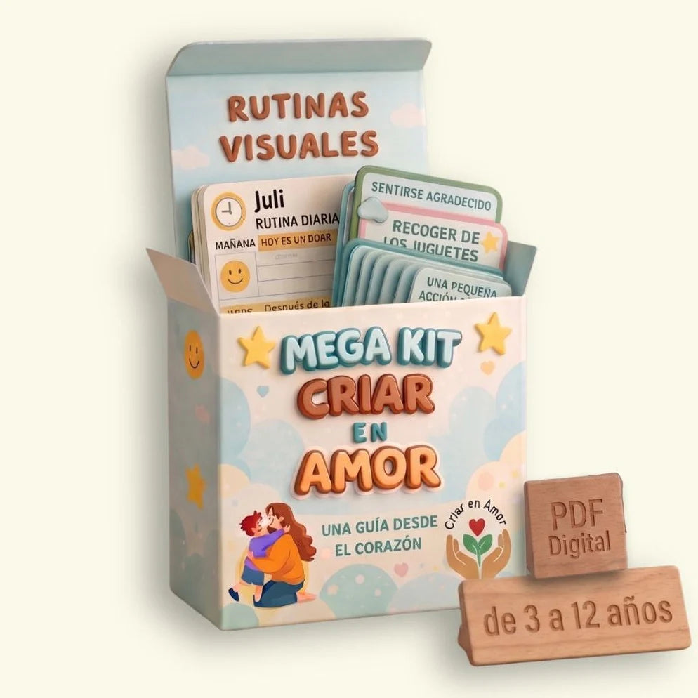 Mega Kit -Criar en Amor - Rutinas visuales (PDF IMPRIMIBLE)